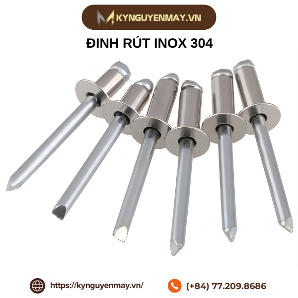 Đinh rút inox 304