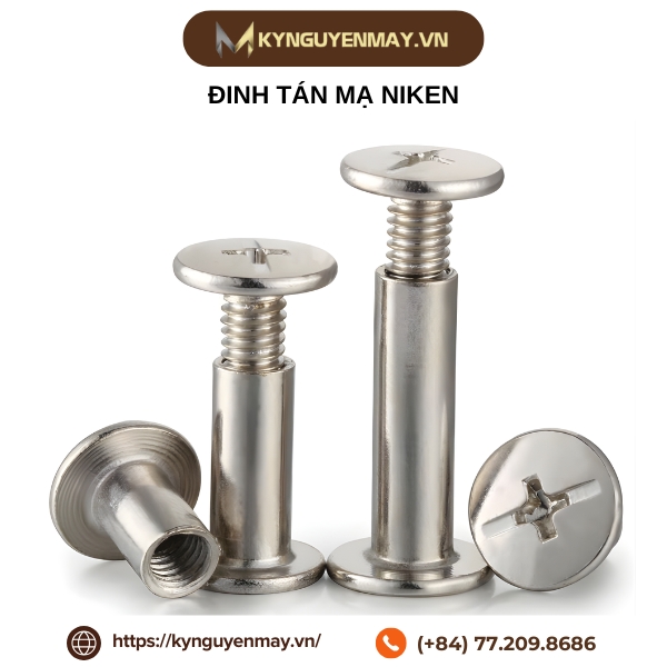 Đinh tán mạ niken