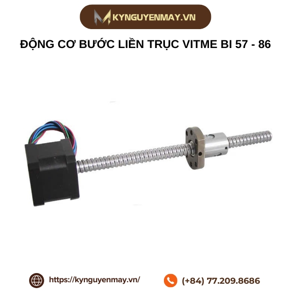 Động cơ bước liền trục vitme bi size 57 - 86