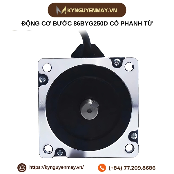 Động cơ bước 86BYG250D có phanh từ