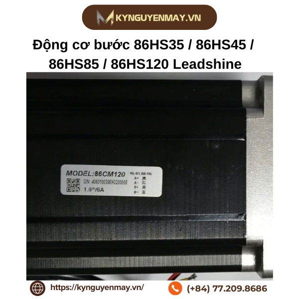Động cơ bước 86HS35 / 86HS45 / 86HS85 / 86HS120 Leadshine