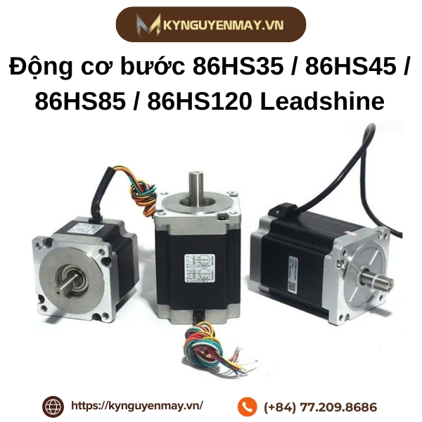 Động cơ bước 86HS35 / 86HS45 / 86HS85 / 86HS120 Leadshine