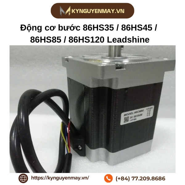 Động cơ bước 86HS35 / 86HS45 / 86HS85 / 86HS120 Leadshine