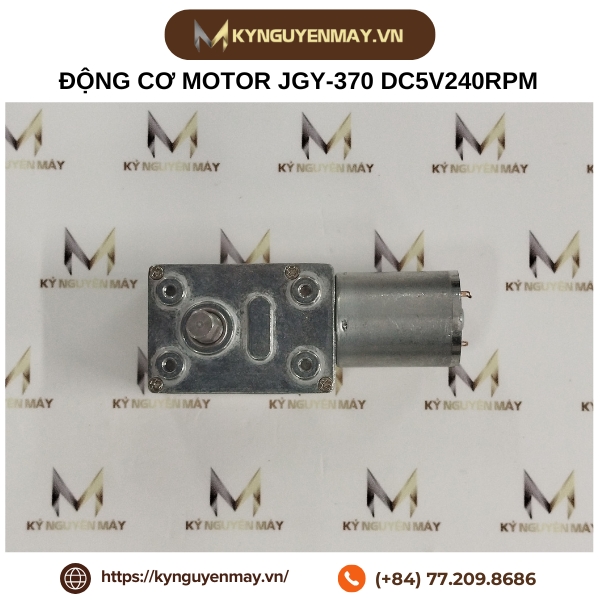Động cơ DC hộp số giảm tốc trục vít JGY-370 DC6V / DC12V / DC24V