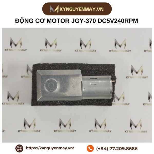 Động cơ DC hộp số giảm tốc trục vít JGY-370 DC6V / DC12V / DC24V