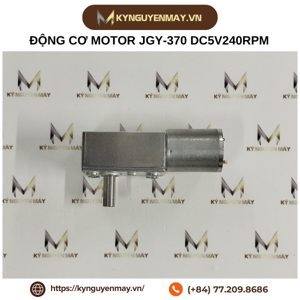 Động cơ DC hộp số giảm tốc trục vít JGY-370 DC6V / DC12V / DC24V