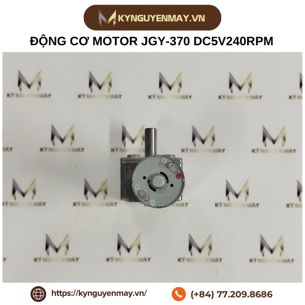Động cơ DC hộp số giảm tốc trục vít JGY-370 DC6V / DC12V / DC24V