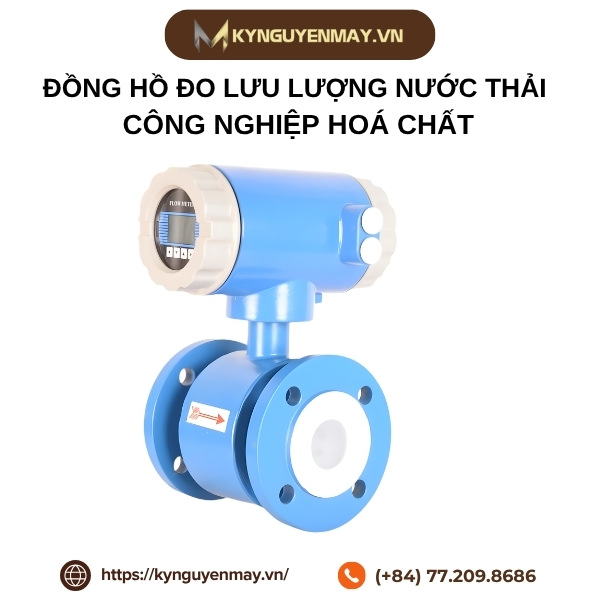 Đồng hồ đo lưu lượng nước thải công nghiệp hoá chất
