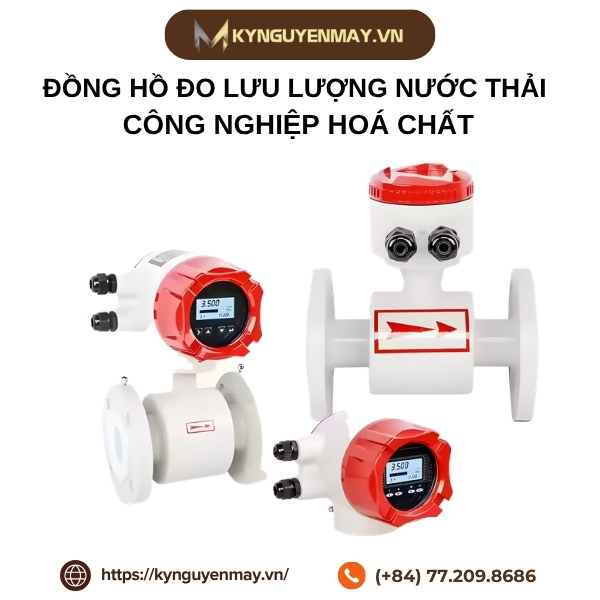 Đồng hồ đo lưu lượng nước thải công nghiệp hoá chất