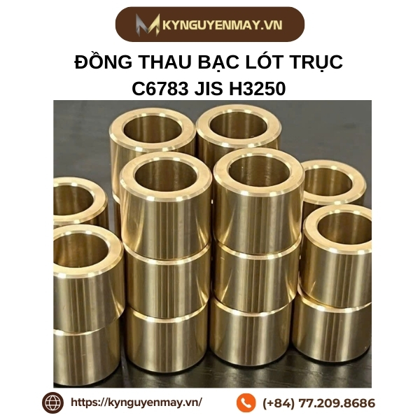 Đồng thau bạc lót trục C6783 JIS H3250