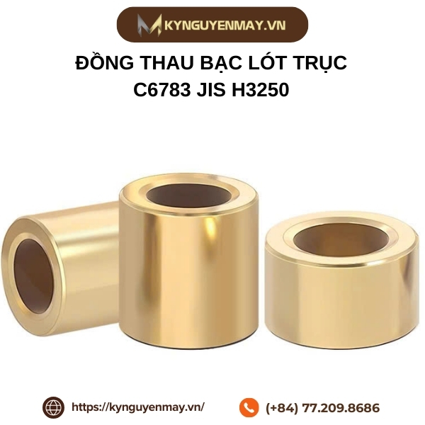 Đồng thau bạc lót trục C6783 JIS H3250