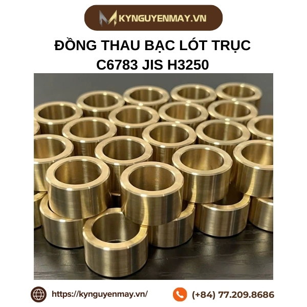 Đồng thau bạc lót trục C6783 JIS H3250