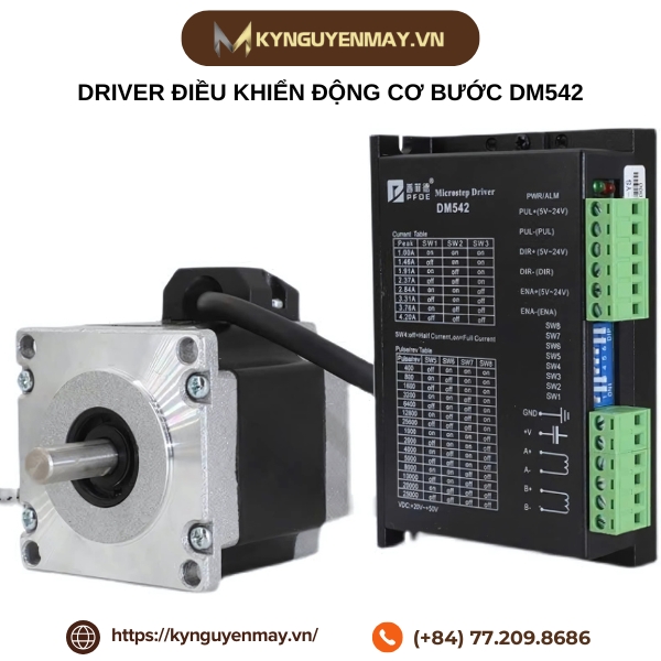 Driver điều khiển động cơ bước DM542