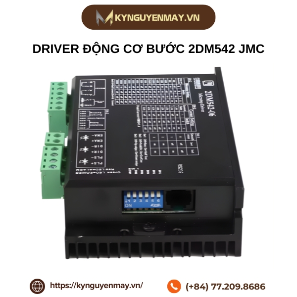 Driver động cơ bước 2DM542 JMC điều khiển động cơ bước 57, 86