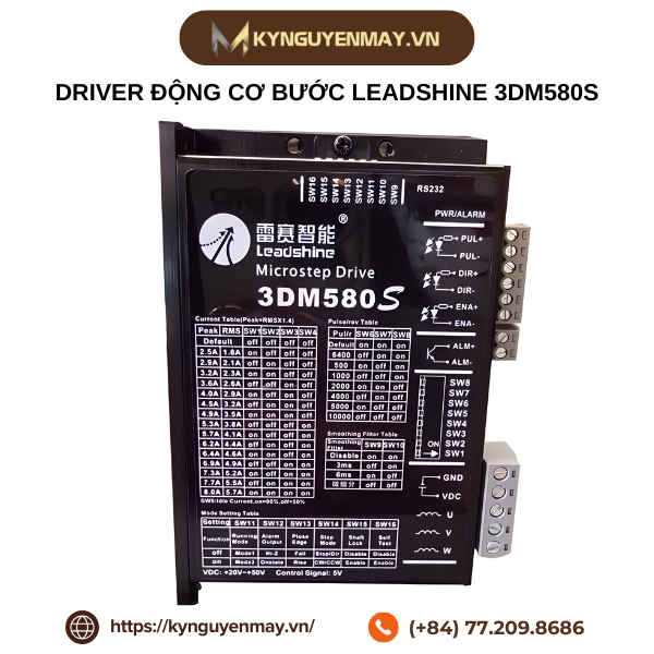 Driver động cơ bước LEADSHINE 3DM580S