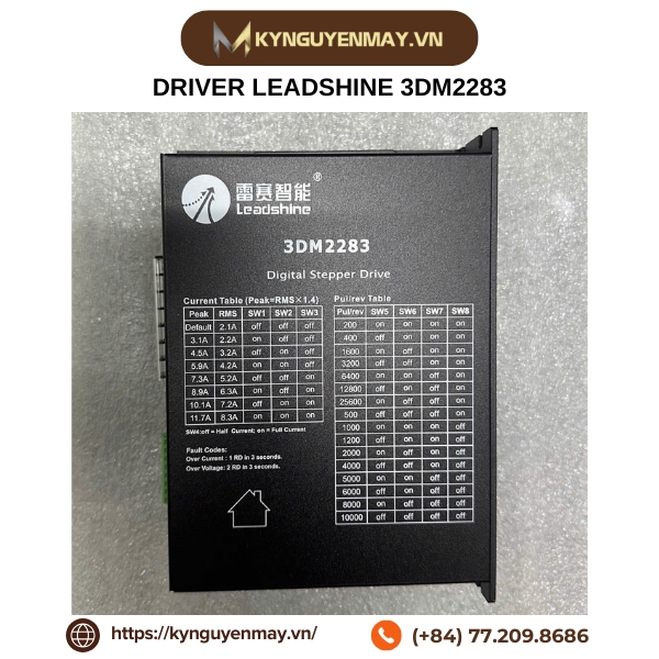 Driver LEADSHINE 3DM2283 điều khiển động cơ bước 3 pha