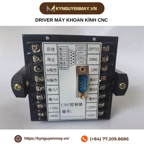 Driver máy khoan kính CNC