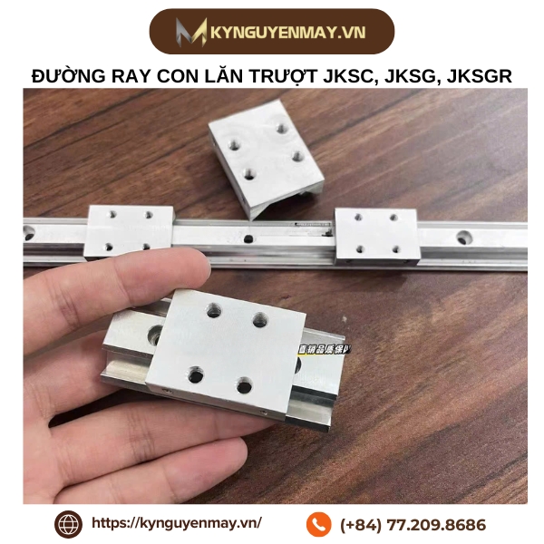 Đường ray con lăn trượt JKSC, JKSG, JKSGR