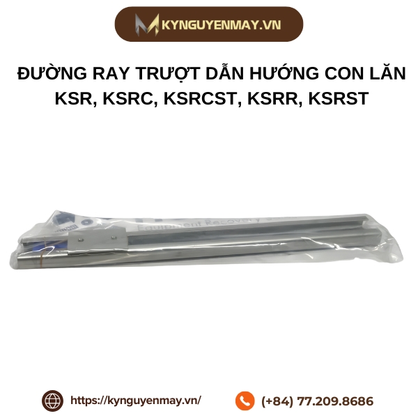 Đường ray trượt dẫn hướng con lăn đơn giản KSR, KSRC, KSRCST, KSRR, KSRST