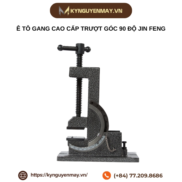 Ê tô gang cao cấp trượt góc 90 độ JIN FENG
