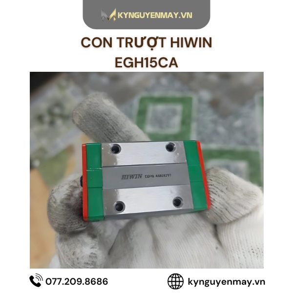 Con trượt HIWIN EGH15CA, EGH20CA, EGH25CA, EGH30CA, EGH35CA