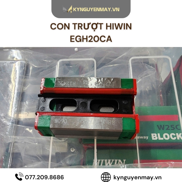 Con trượt HIWIN EGH15CA, EGH20CA, EGH25CA, EGH30CA, EGH35CA