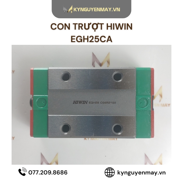 Con trượt HIWIN EGH15CA, EGH20CA, EGH25CA, EGH30CA, EGH35CA