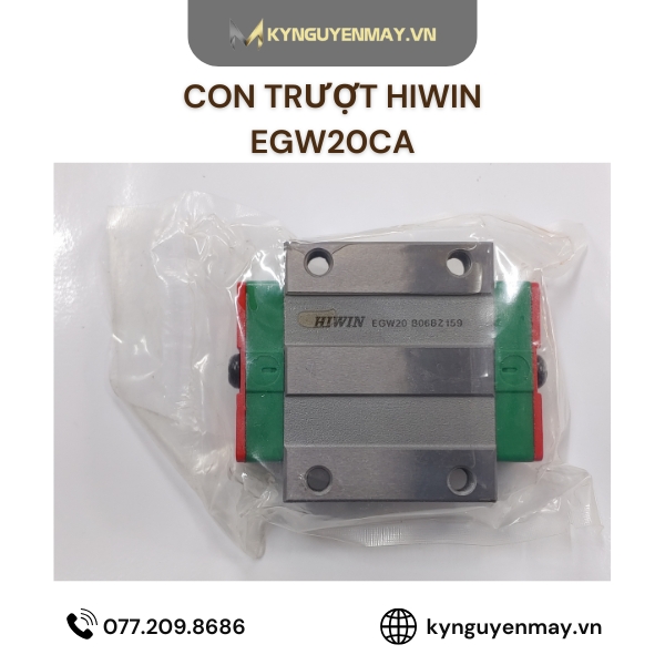 Con trượt HIWIN EGW | EGW15CA, EGW20CA, EGW25CA, EGW30CA, EGW35CA
