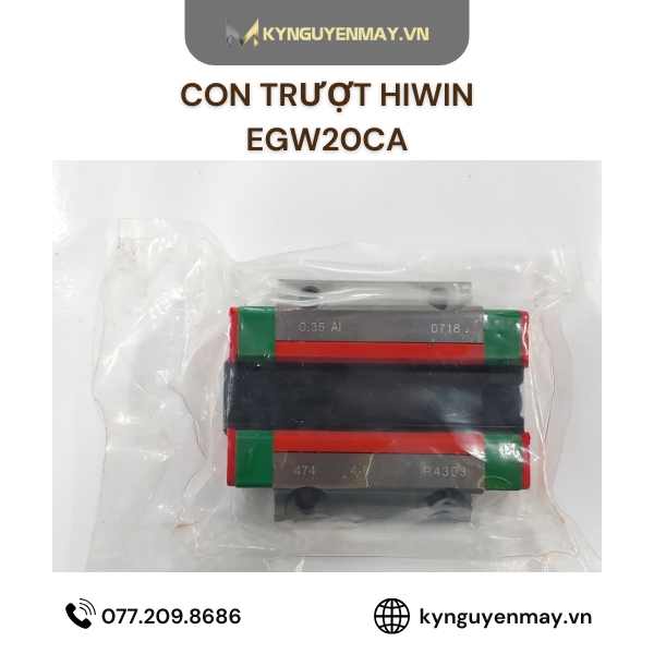 Con trượt HIWIN EGW | EGW15CA, EGW20CA, EGW25CA, EGW30CA, EGW35CA