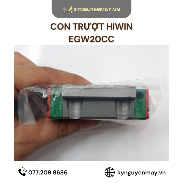 Con trượt HIWIN EGW | EGW20CC, EGW25CC, EGW30CC, EGW35CC