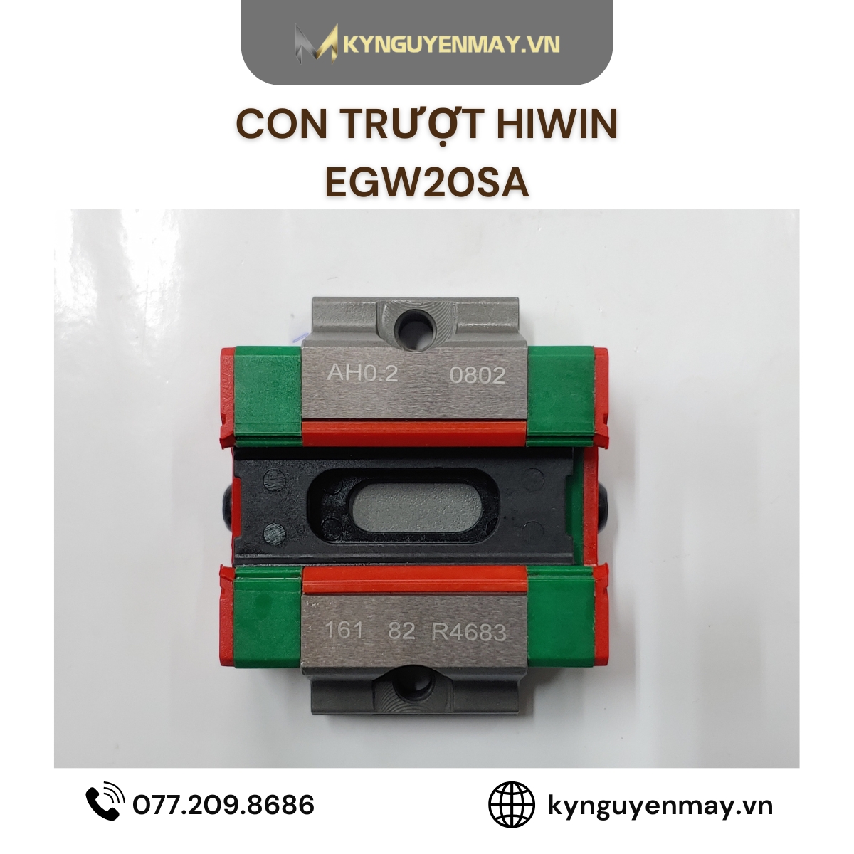 Con trượt HIWIN EGW | EGW15SA, EGW20SA, EGW25SA, EGW30SA, EGW35SA