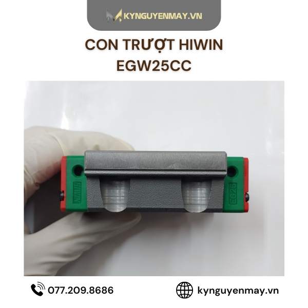 Con trượt HIWIN EGW | EGW20CC, EGW25CC, EGW30CC, EGW35CC