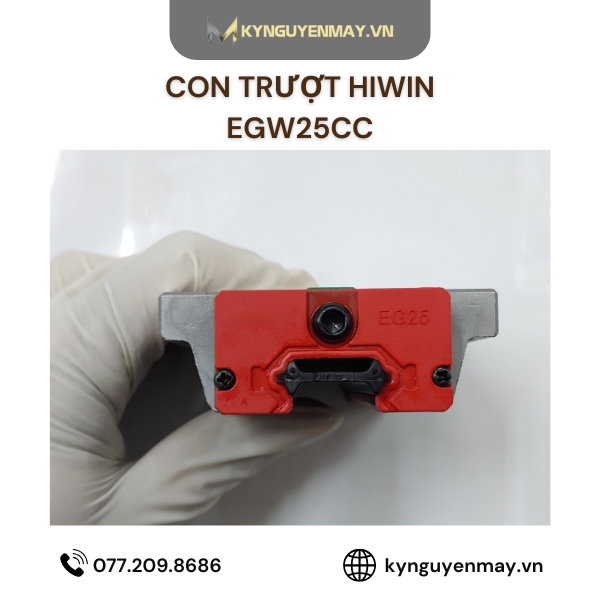 Con trượt HIWIN EGW | EGW20CC, EGW25CC, EGW30CC, EGW35CC