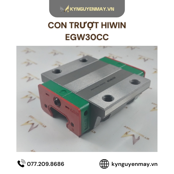 Con trượt HIWIN EGW | EGW20CC, EGW25CC, EGW30CC, EGW35CC