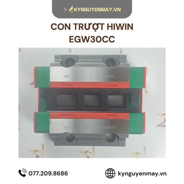 Con trượt HIWIN EGW | EGW20CC, EGW25CC, EGW30CC, EGW35CC