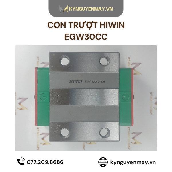 Con trượt HIWIN EGW | EGW20CC, EGW25CC, EGW30CC, EGW35CC
