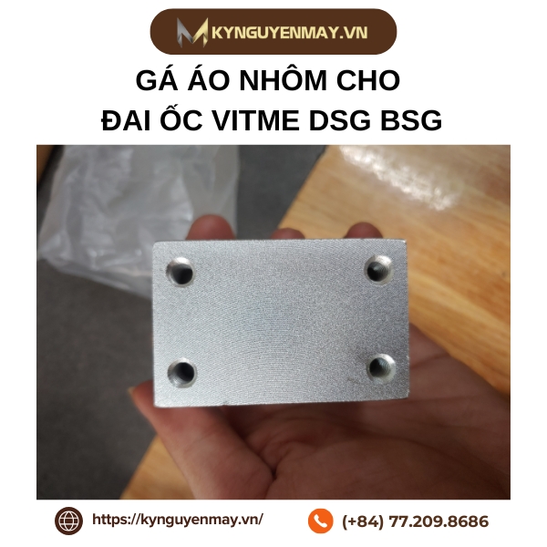 Gá áo nhôm cho đai ốc vitme DSG BSG | Áo Vitme 16 20 25 32 40 50
