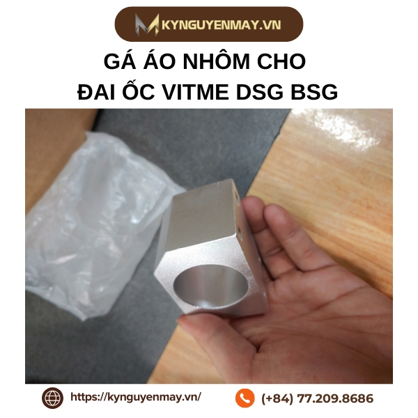Gá áo nhôm cho đai ốc vitme DSG BSG | Áo Vitme 16 20 25 32 40 50