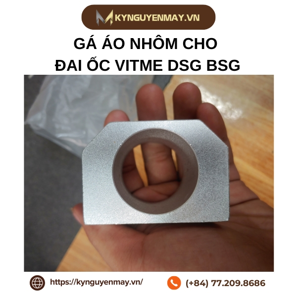 Gá áo nhôm cho đai ốc vitme DSG BSG | Áo Vitme 16 20 25 32 40 50