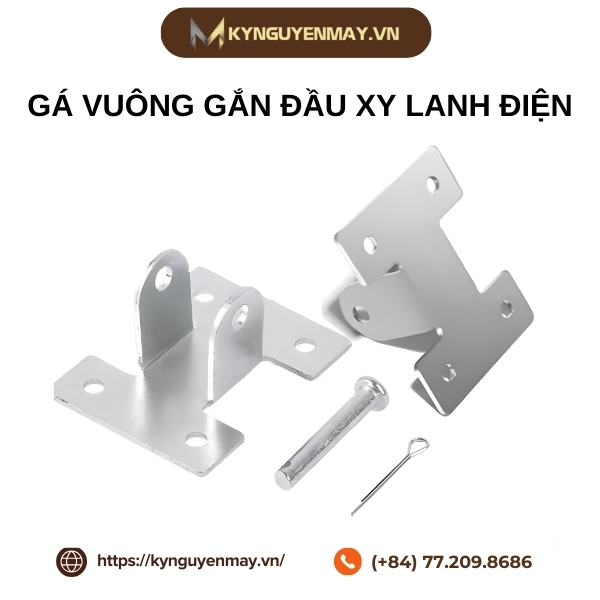 Gá vuông gắn đầu xy lanh điện