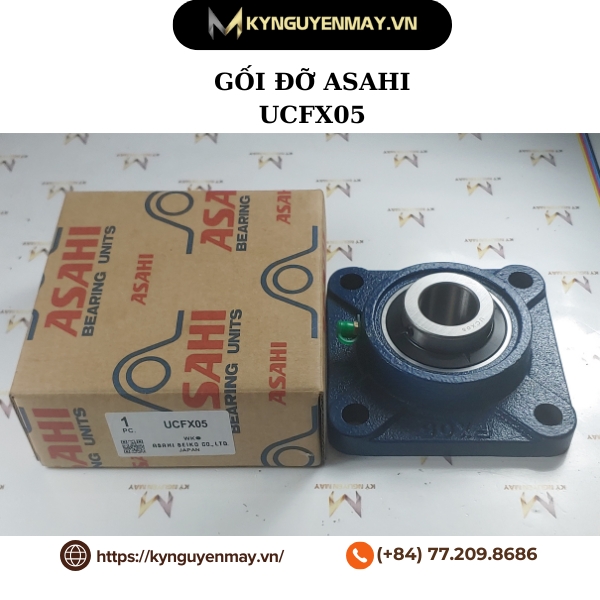 Gối đỡ vòng bi ASAHI UCFX05 (FX05)