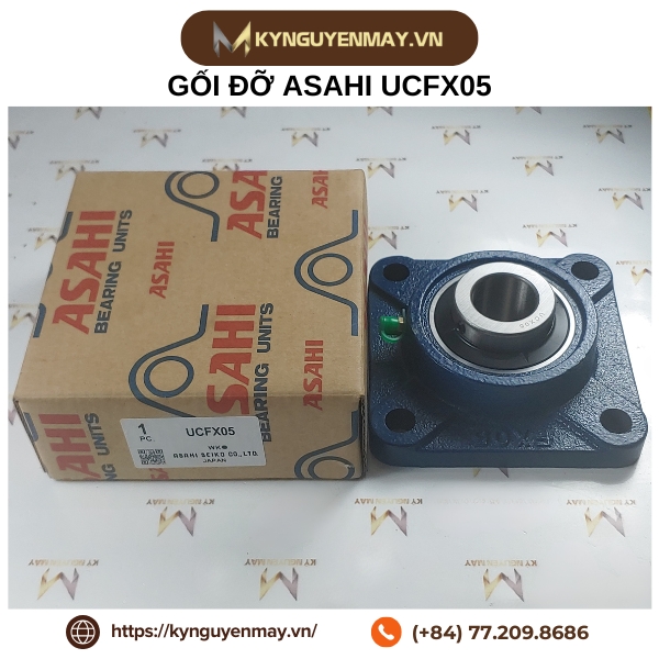 Gối đỡ vòng bi ASAHI UCFX05 (FX05)