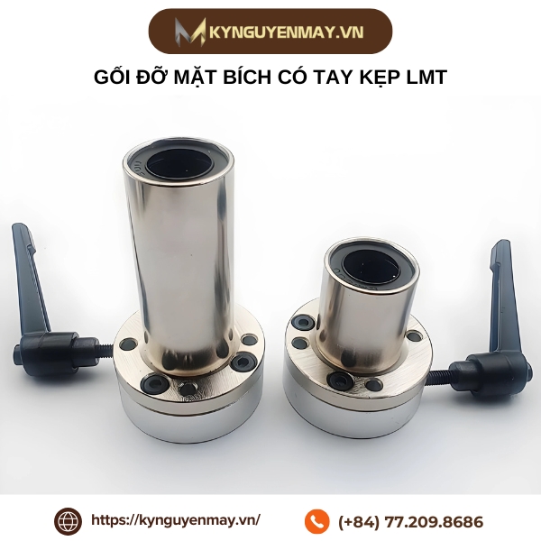 Gối đỡ mặt bích có tay kẹp LMT