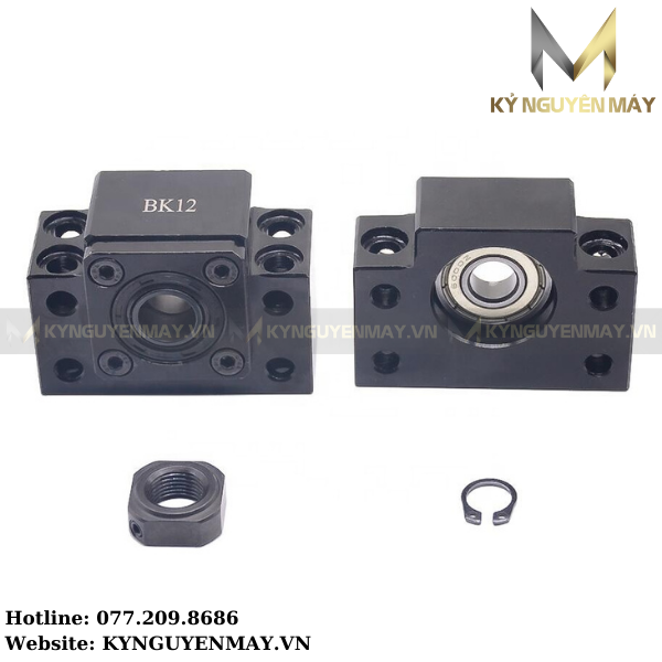 Gối đỡ vitme BK-BF | BKBF10, BKBF12, BKBF15, BKBF17, BKBF20, BKBF25, BKBF30, BKBF35, BKBF40