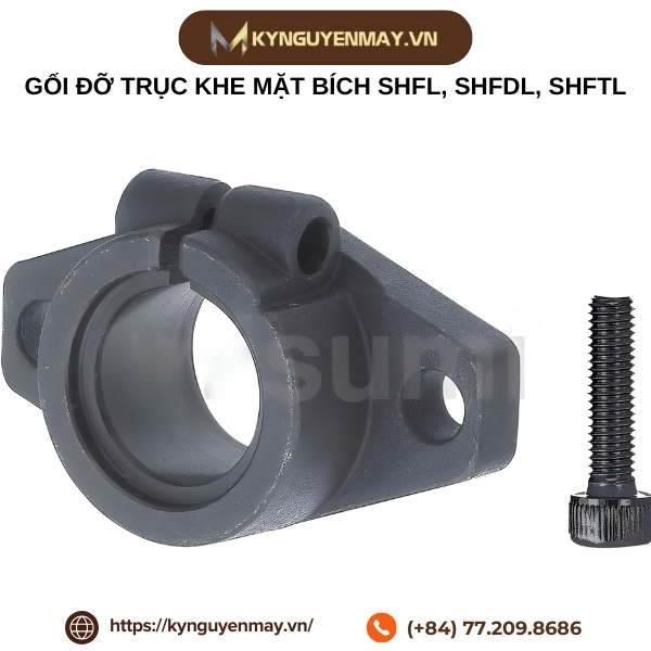 Gối đỡ trục khe mặt bích SHFL, SHFDL, SHFTL