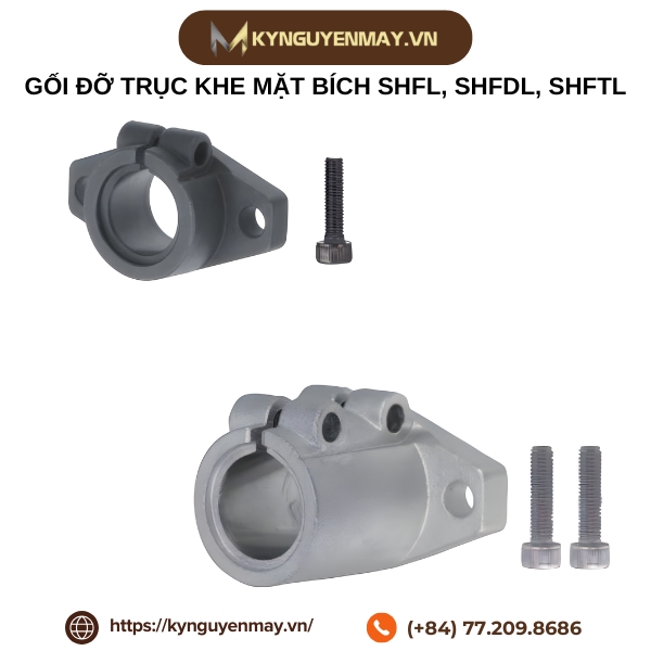 Gối đỡ trục khe mặt bích SHFL, SHFDL, SHFTL