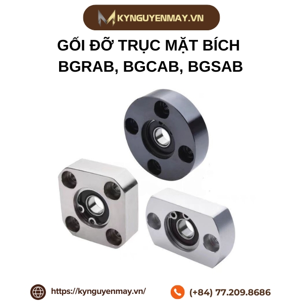 Gối đỡ trục mặt bích BGRAB, BGCAB, BGSAB