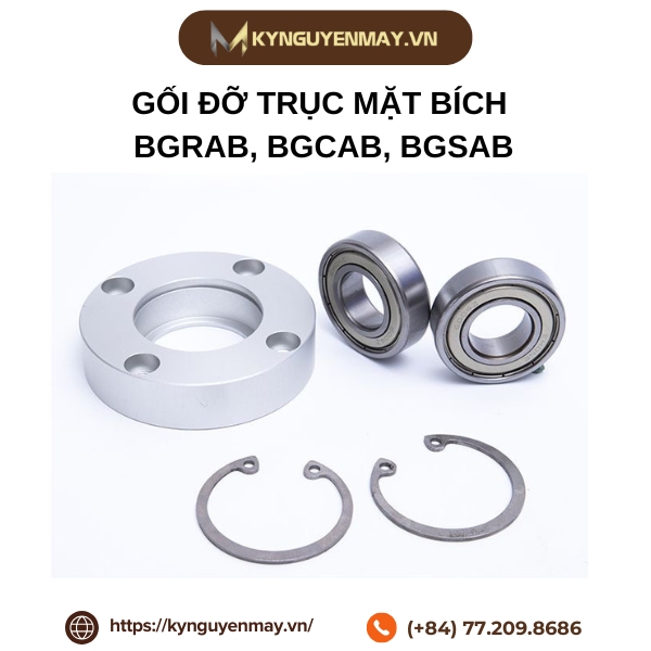 Gối đỡ trục mặt bích BGRAB, BGCAB, BGSAB