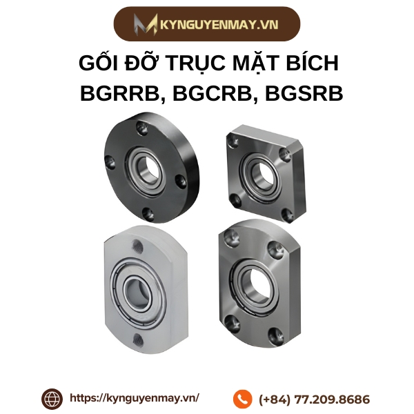 Gối đỡ trục mặt bích BGRRB, BGCRB, BGSRB