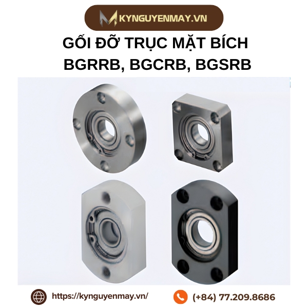 Gối đỡ trục mặt bích BGRRB, BGCRB, BGSRB